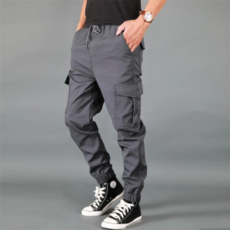 Arbitraje Popa Velo Pantalones de invierno gruesos y cálidos para hombre, pantalón informal de  lana con bolsillos, de piel, suelto holgado, a la moda, de talla grande, M  4XL|Pantalones informales| - AliExpress