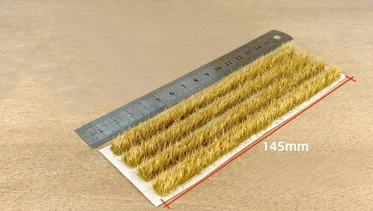 Rice and wheat field scene model  1 / 72 1 / 87 ho train sand table DIY miniature landscape material high quality 2