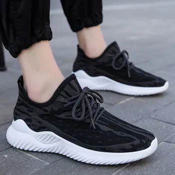

Fashion Outdoor Men White Sneakers High Quality Casual Breathable Shoes Mesh Shoes Soft Jogging Tennis Mens Shoes Summer bigSize