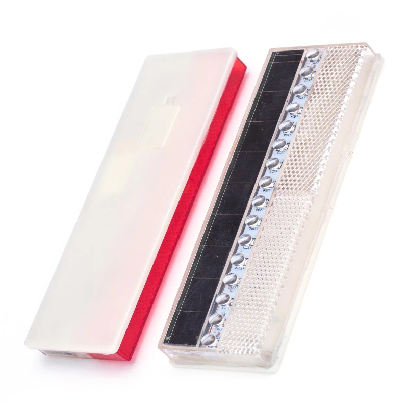 Intelligent Sensor LED Solar Energy Truck Side Lights Truck Brake Light Rear Lights LED Flashlight Signal Light Lamp Road Constr