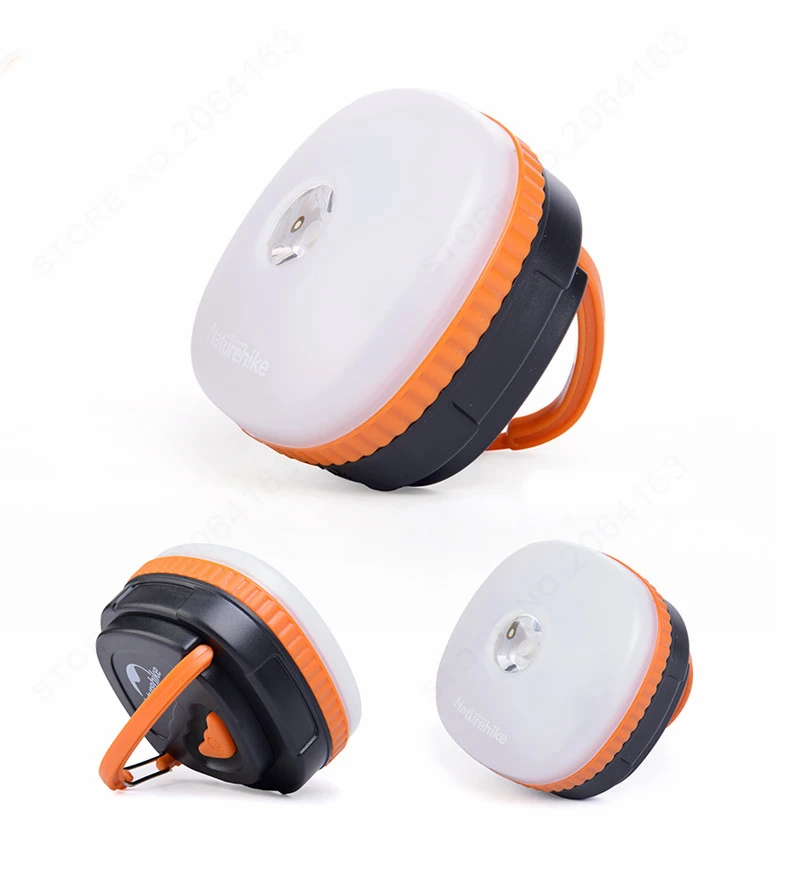 Naturehike Outdoor Camping LED Light Magnetic Lantern Tent Lamp Accessories AAA battery Camping hiking lamps waterproof