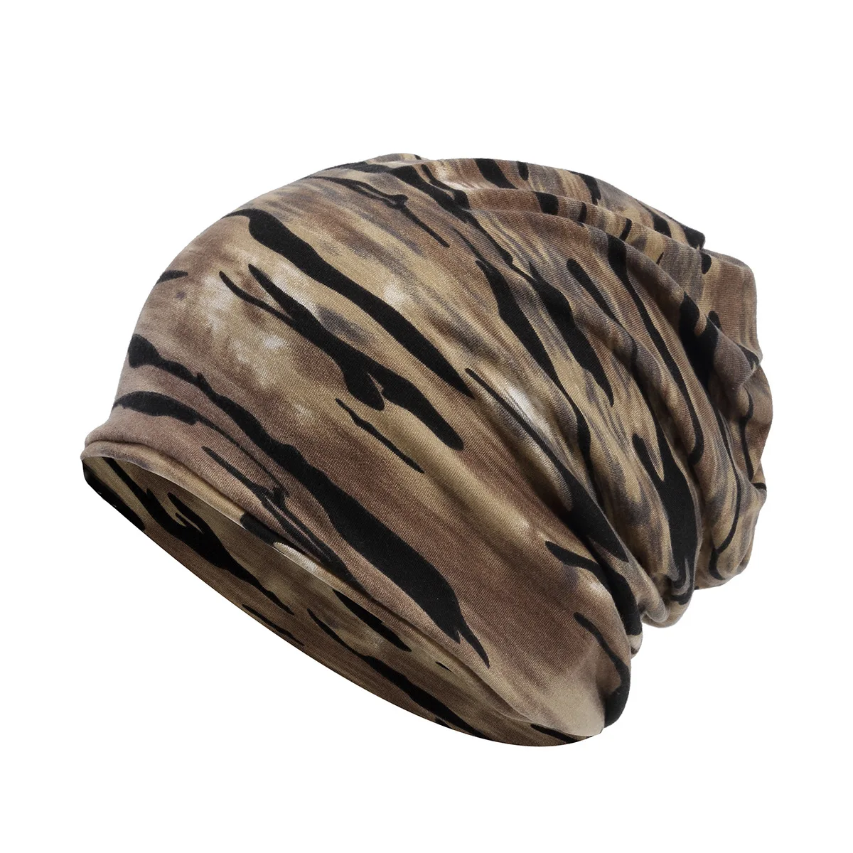 Осенне-зимняя шапка, уличная, плюшевая, унисекс, bone, брендовая шапка, мужская, Вязанная, шерсть, шапочки, женские шапки, хип-хоп шапки, камуфляж - Цвет: Coffee camouflage