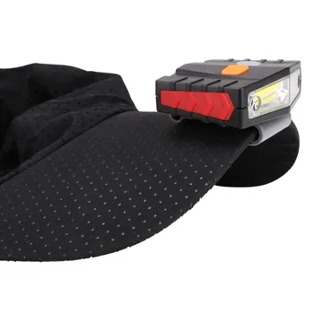 

Clip On Touch Sensor Headlamp Head Torch Durable Energy Saving Convenient Clip Hat COB LED USB Charging Cap Light Induction