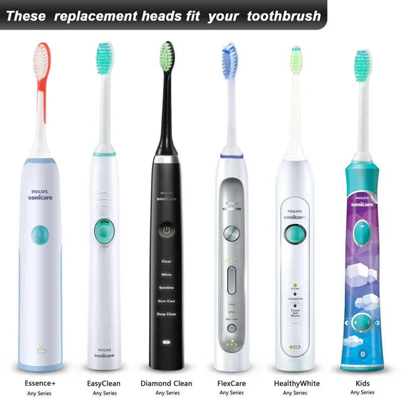 Съемные насадки для зубной щетки для philips sonicare Электрическая зубная щетка насадки зубных щеток для алмазной чистки 5