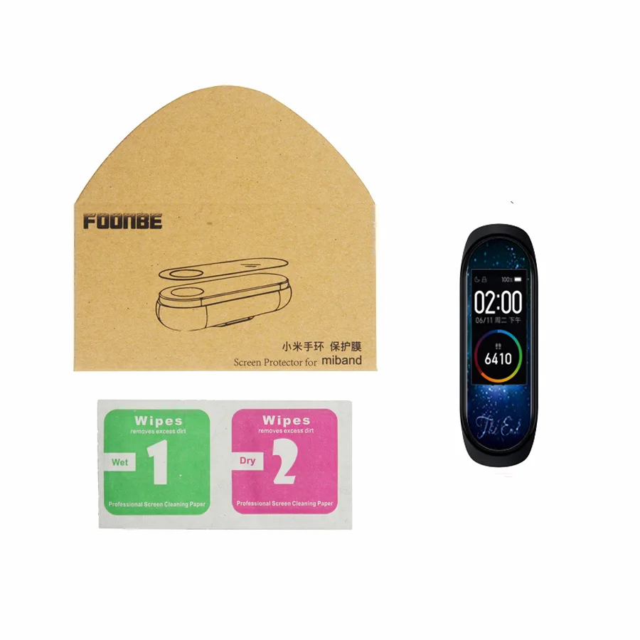 Мультяшная Защитная пленка для Xiaomi mi Band 4 красочная пленка для mi band4 NFC полноэкранная защитная пленка