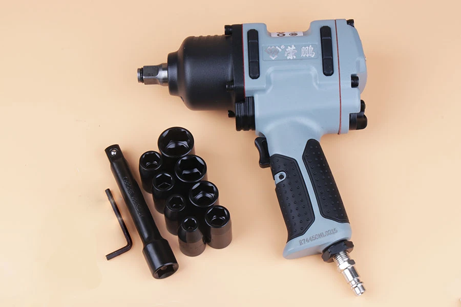 Rongpeng 7445 Pneumatic Wrench Set, Professional Auto Repair Pneumatic