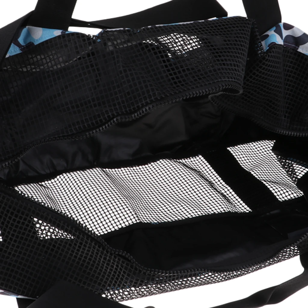 Durable Dive Mesh Duffel Bag Snorkeling Retractor Lanyard Holder Hook Carabiner for Diving Water Sports