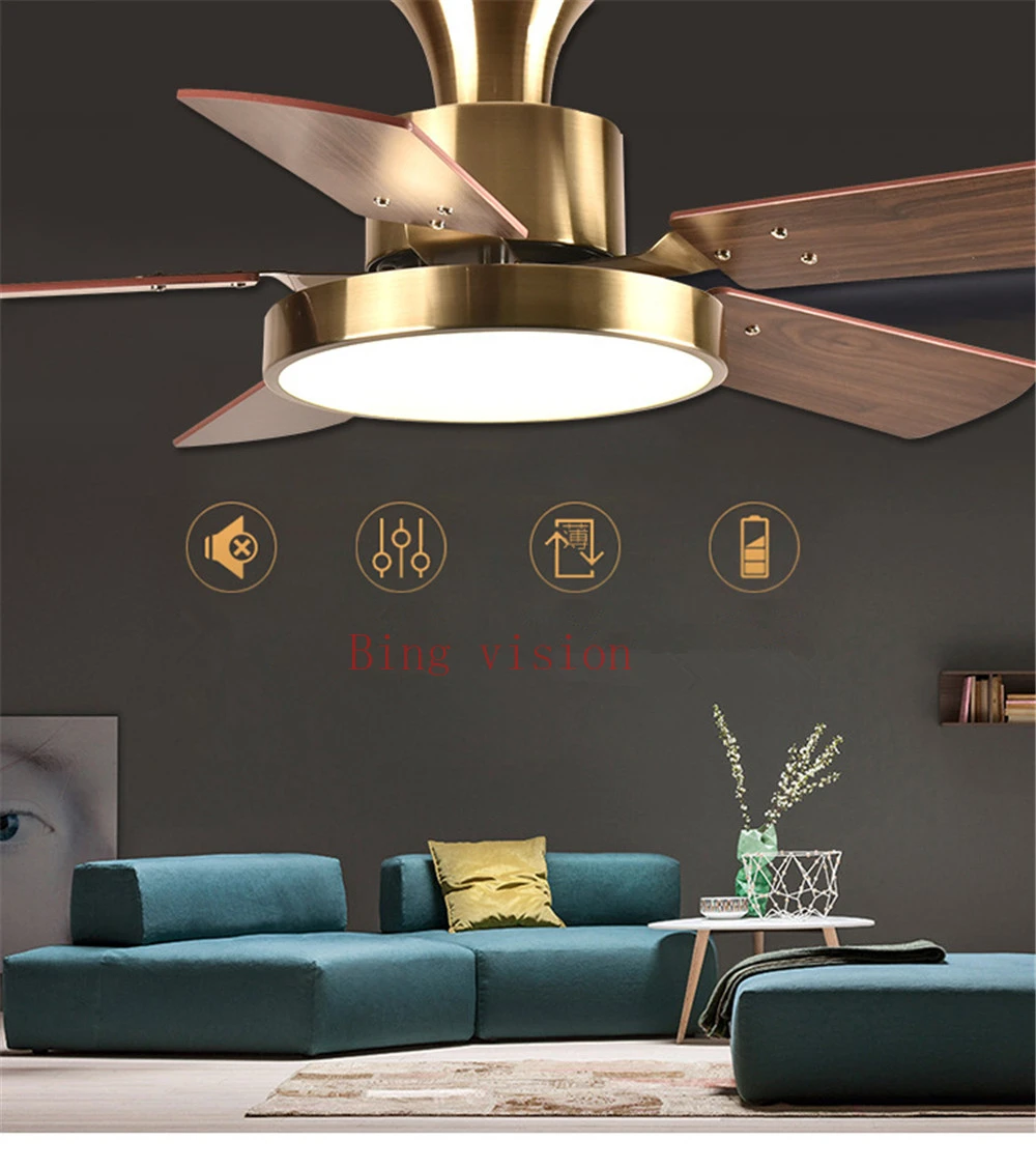 Современный скандинавский светодиодный потолочный вентилятор с освещением спальня домашний потолочный светильник вентилятор с дистанционным управлением лампа 220 В вентилятор Потолочный Abanico De Techo