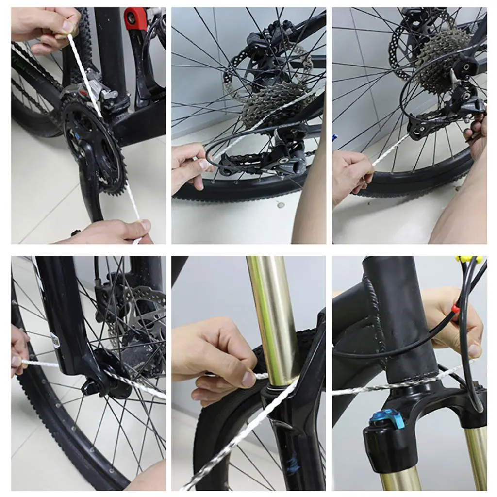 Safe Practical Durable Bike Chain Cleaning Rope Wiping Cloth Bicycle Towel