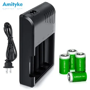 

3.7V 750mAh CR123A Rechargeable Battery Charger for Arlo VMC3030 VMK3200 VMS3330 3430 3530 Wireless Security Camera Alarm System