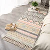 Nordic Fashion Cotton Linen Carpet Woven Long Rugs Bedroom Bedside Door Mat Bohemia Ethnic Tassel Carpet Living Room Big Rugs 1