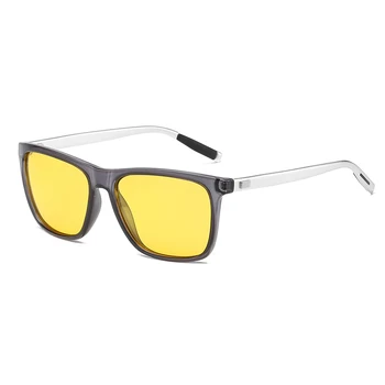 

OFFRAY Sunglasses Fashion Retro Wrap Frame 6 Color Brand Design Polarized Men Plastic Material Lens 387 UV400 Protection Eyewear