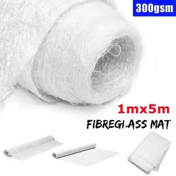 

New 1*5m 300gsm Fibreglass Mat Fiber Glass Cutting Fiber Cloth Alkali-free Fiberglass Chopped-Strand Matting for GRP Resin