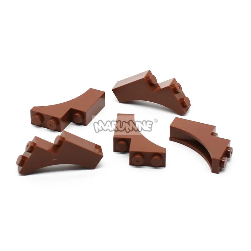 MARUMINE 50 шт. 1x3x3 MOC кирпичная Арка ветка лестница Собирает Частицы строительные блоки совместимы с 13965 кирпичами