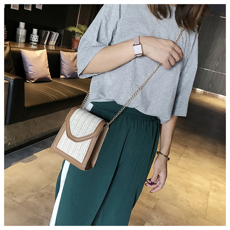 Рисунок 6 - Мини цепочка соломенного цвета через плечо