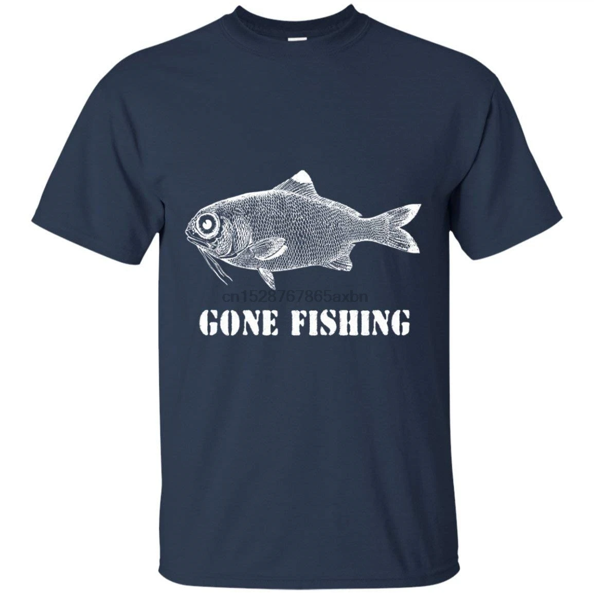 Gone Fishing забавная Рыбка винтажный стиль дизайн лучшие подарки футболка для мужчин