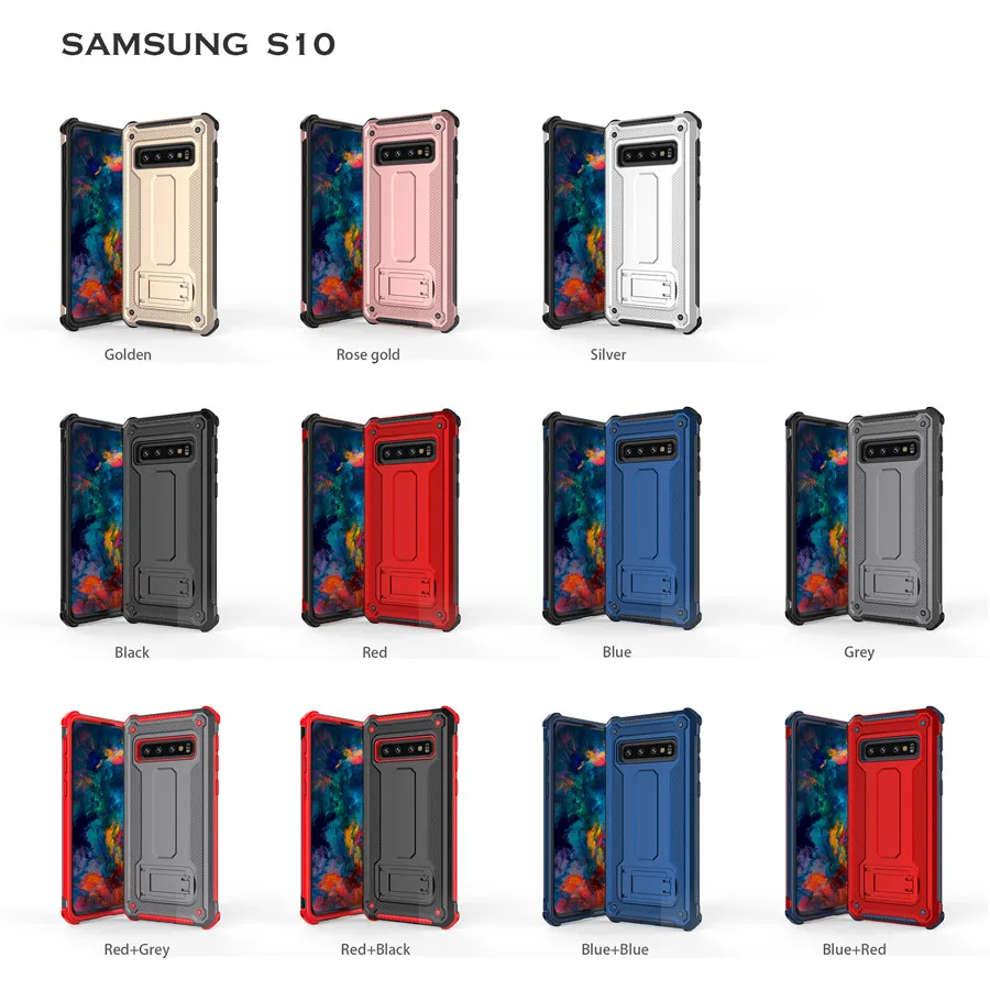 Прочный защитный чехол для samsung Galaxy S7 Edge S8 S9 S10 Plus Lite, Жесткий ПК противоударный чехол s для samsung Note 9, чехол