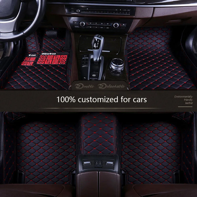 Кожаные пользовательские автомобильные коврики для Lifan все модели x60 x50 320 330 520 620 630 720 автомобильные аксессуары автостайлинг