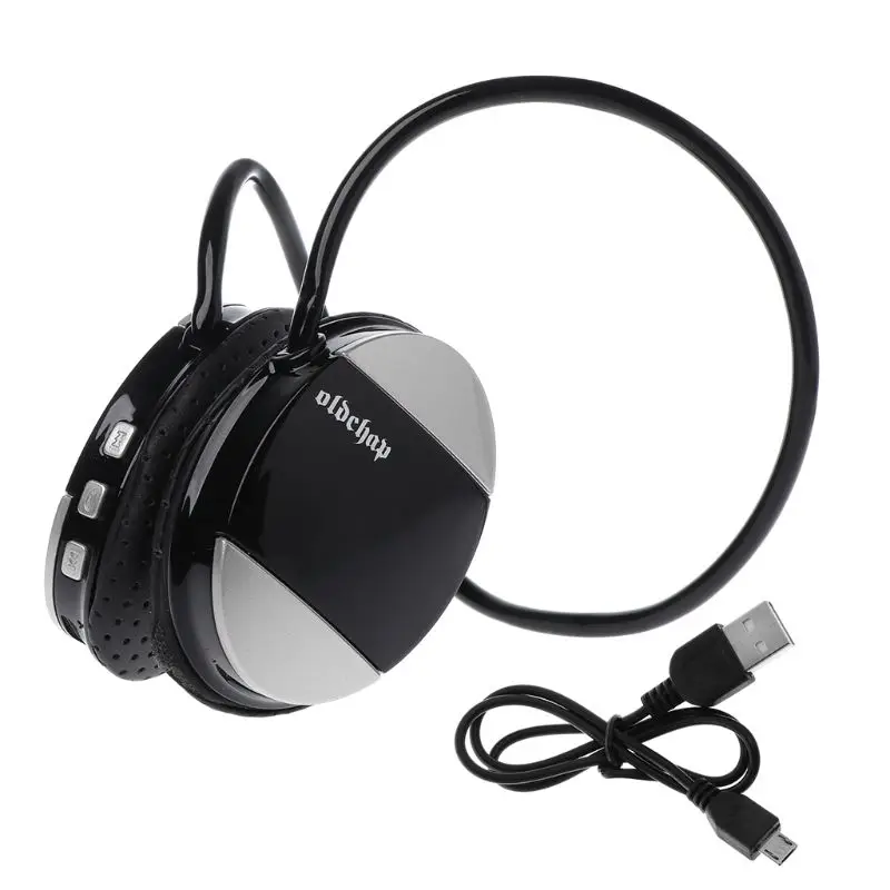 Беспроводная гарнитура Bluetooth наушники гибкие шейные FM стерео звук наушники микрофон Вызов TF карты спортивные аксессуары портативный