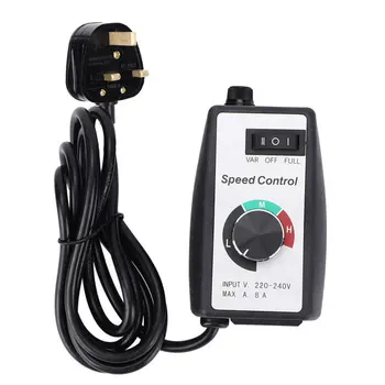 

Motor Speed Controller Universal Electronic Stepless Governor Switch Blower Duct Fan Speed Control Regulator 230V