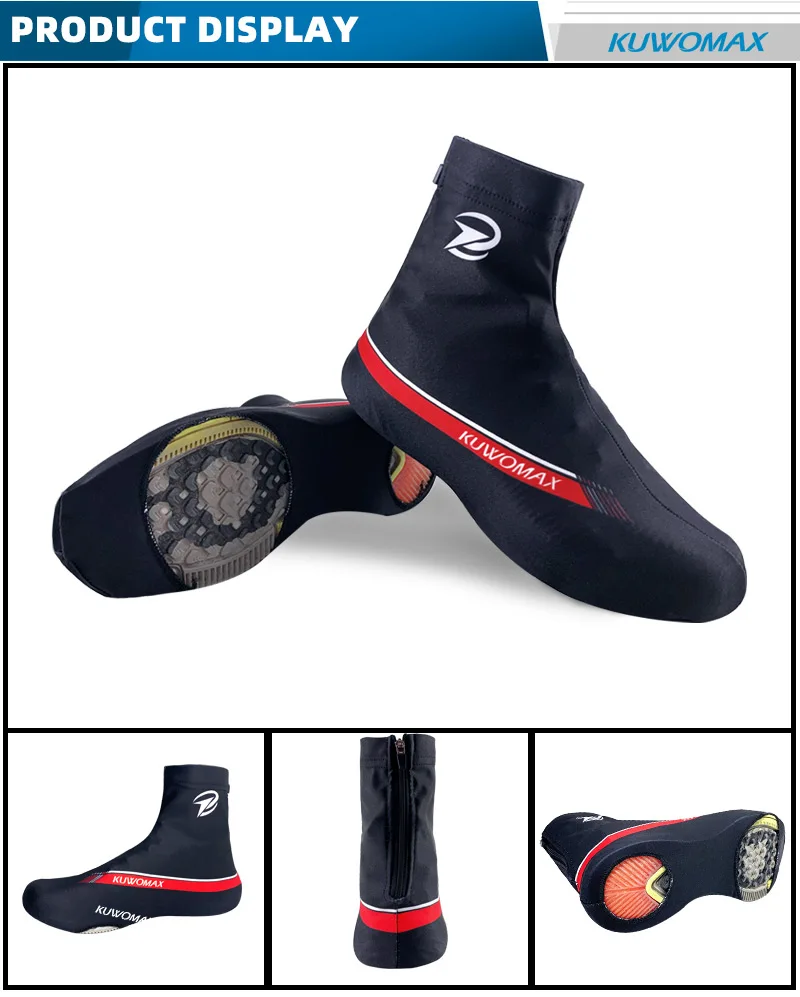 2020 KUWOMAX Professional MTB Cycling Shoe Cover Reflective Cycling Shoe Cover Quick Dry 100% Lycra Men Sports Sneaker Covers.