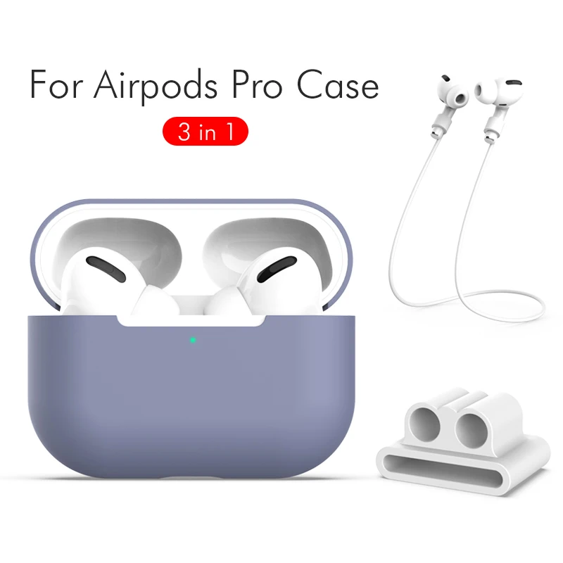 06 3 в 1 чехол для наушников для Apple AirPods Pro чехол s беспроводные Bluetooth наушники Fundas для Airpods 3 защитный чехол ремешок - Цвет: 06
