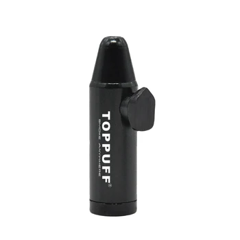 

TOPPUFF Metal Point Bullet Rocket Snuff Snorter Sniffer