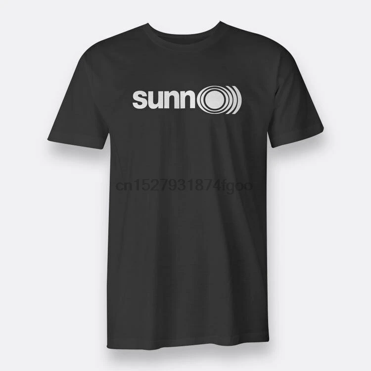 Sunn O) Experimental Band Black T-shirt Men's Tee Size S to XXXL
