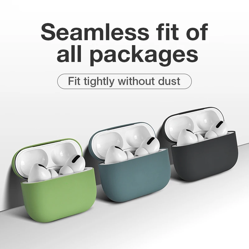 Силиконовый чехол для Airpods Pro милый наушников Air Pod 3 защитный беспроводных Bluetooth TWS