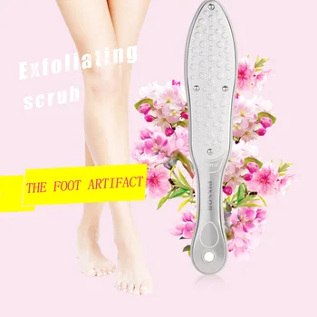 

PIXNOR Professional Sunflower Stainless Steel Calluse Remover Pedicure File Pedicure Scrubber for Hard Skin (Grey)