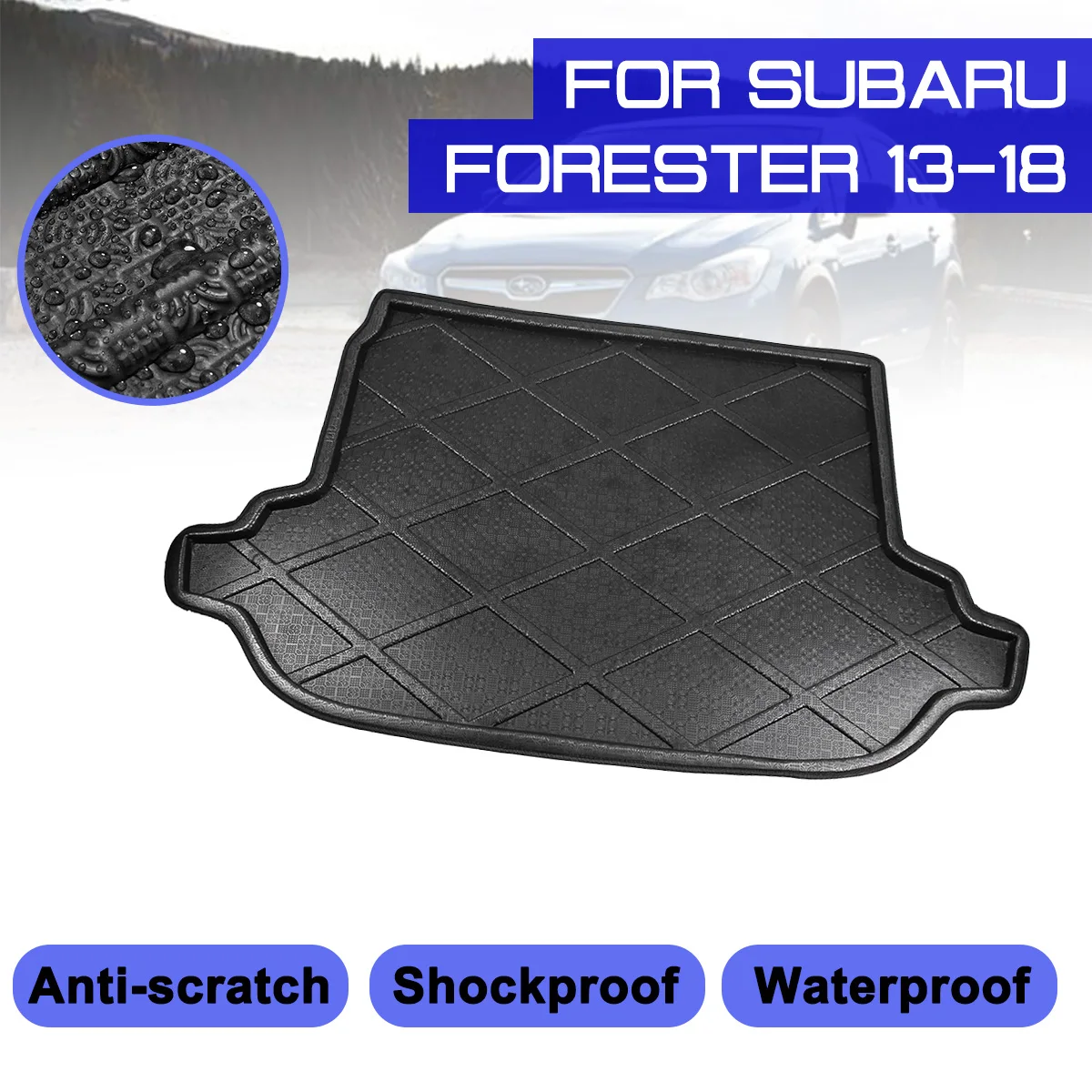 Автомобильный коврик для багажника защита от грязи Subaru Forester 2013 2014 2015 2016 2017 2018 |