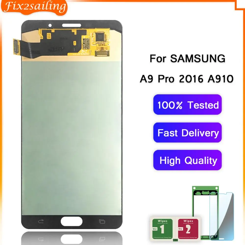 Super HD AMOLED жк дисплей FIX2SAILING дигитайзер сенсорного экрана в сборе для Samsung Galaxy A9 Pro