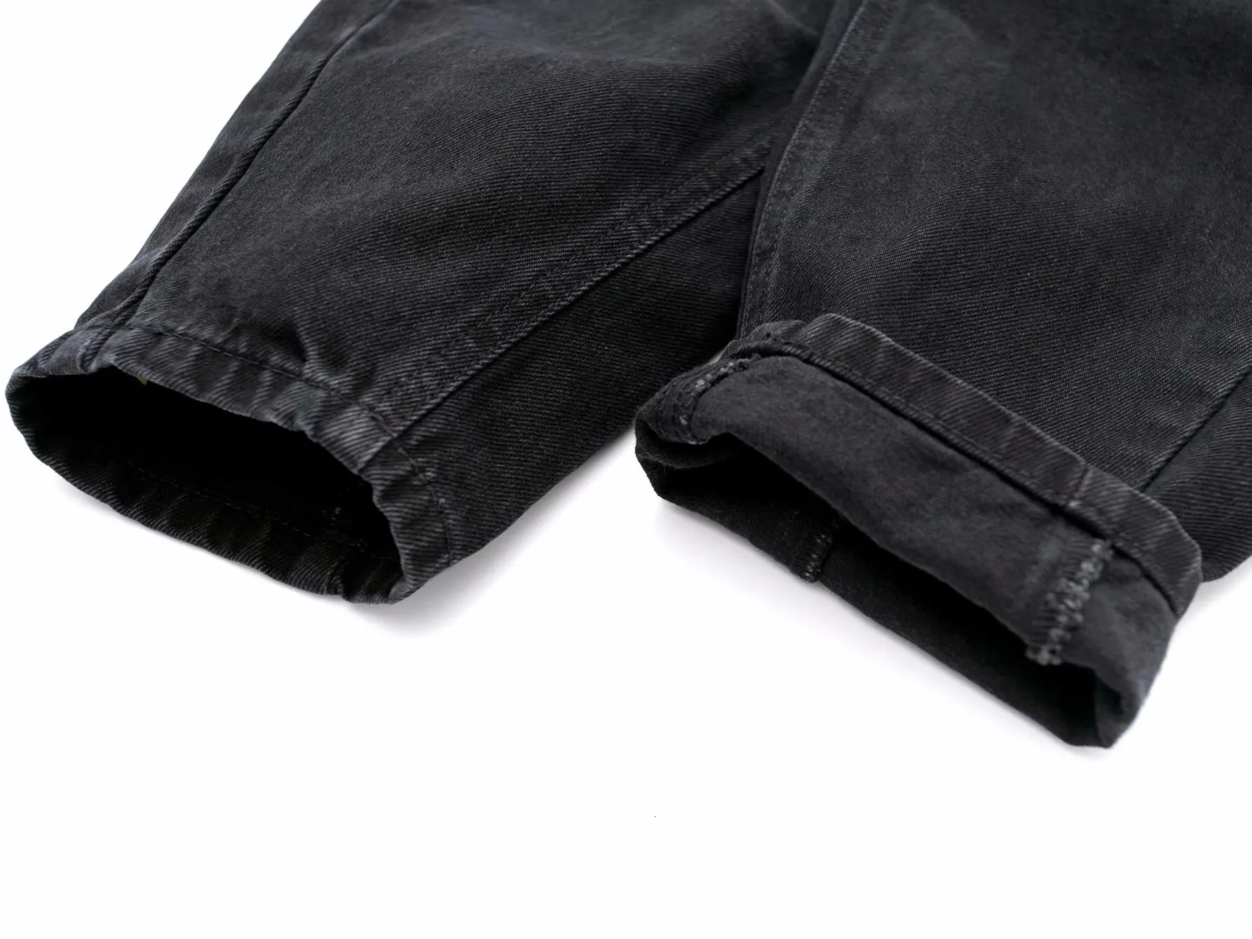 Черные джинсы с высокой талией, джинсовые штаны-шаровары, брюки длиной до щиколотки, женские джинсы для женщин в стиле бойфренд