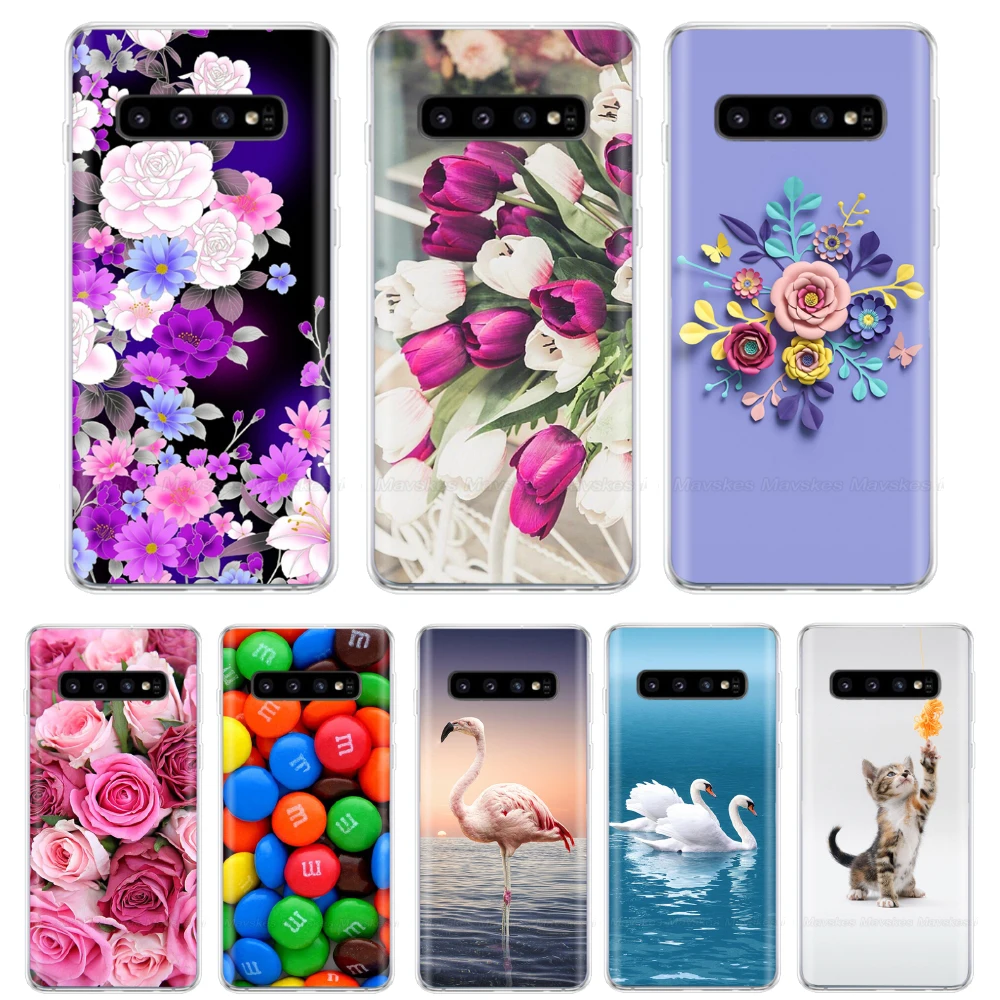 Custodia In Silicone Per Samsung Galaxy S10 Custodia S10 Plus G975F Tpu Cover Phone S10 E Custodia Per Samsung S10 Plus S 10 Sm-G973F