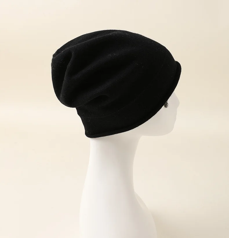 Cashmere Hat Winter Hats for Women Pashmina Womens Beanie Hats for Womens Mens Gifts Inner Monglia Cashmere