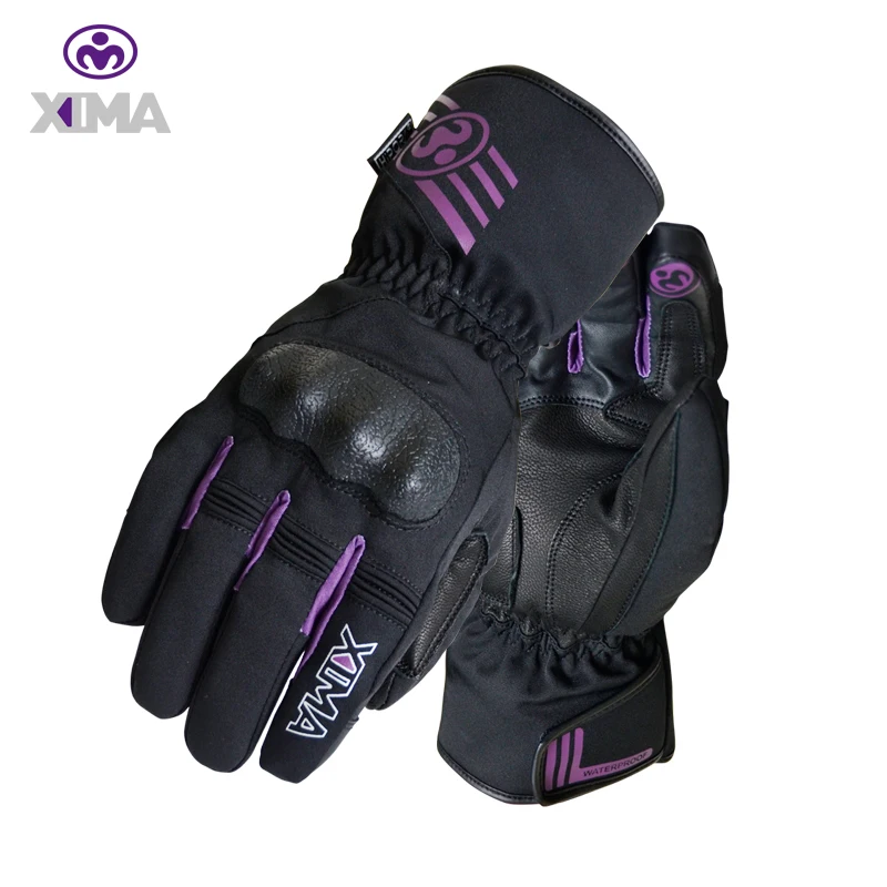 XIMA-78202 флисовые перчатки мужские для езды на мотоцикле зимние теплые ветрозащитные водонепроницаемые указательные наконечники с сенсорным экраном