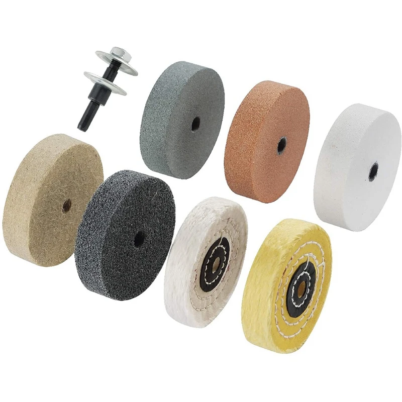 Buffing Polishing Wheel Kit 3 Inch,for 