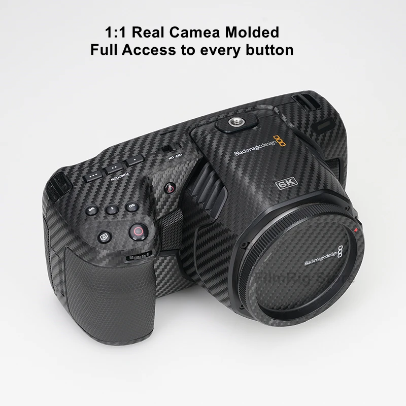 BMPCC 6K Protective Cover Skin for Blackmagic Design Pocket Cinema Camera 6K Skin Decal Protector Anti-scratch Coat Wrap BMPCC 6K Protective Cover Skin for Blackmagic Design Pocket Cinema Camera 6K Skin Decal Protector Anti-scratch Coat Wrap