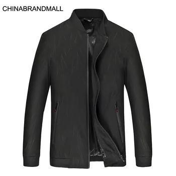 

Autumn Men Plus Fat Plus Size Leisure Baseball Collar Printing Coat Male Jacket