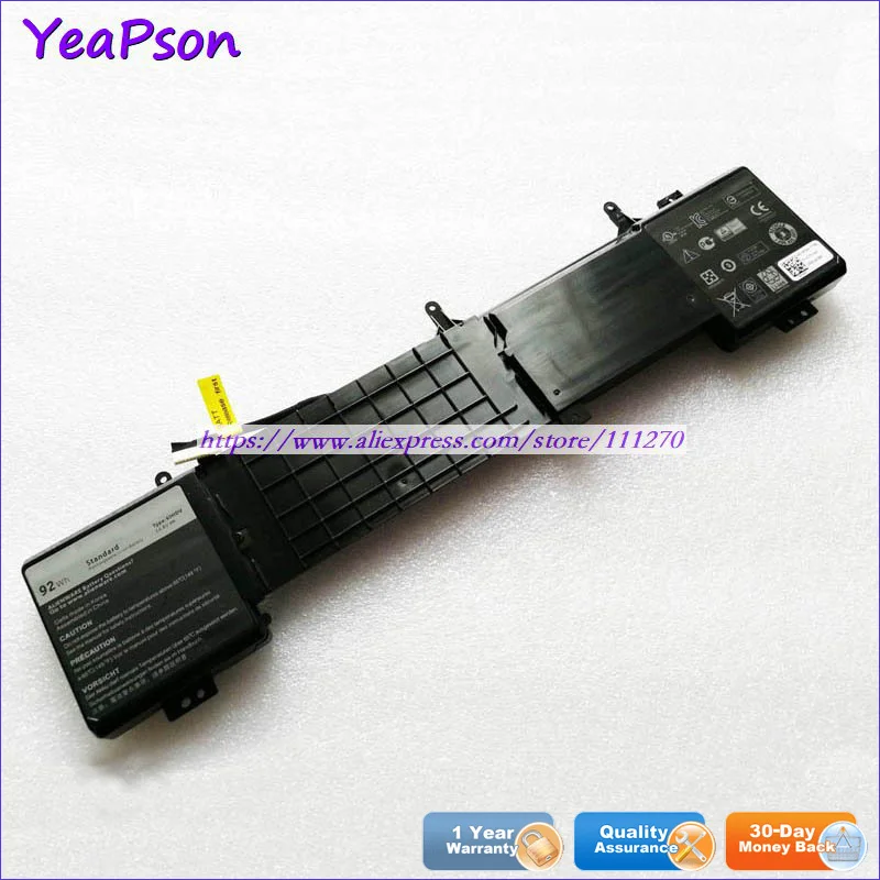 Yeapson 14 8 в 92 Втч подлинный 6jhdv Аккумулятор для ноутбука Dell Alienware 17 R2 ноутбук