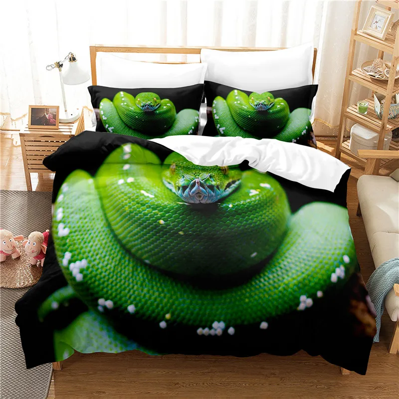 Snake Bedding Set For Bedroom Soft Bedspreads For Bed Home Comefortable