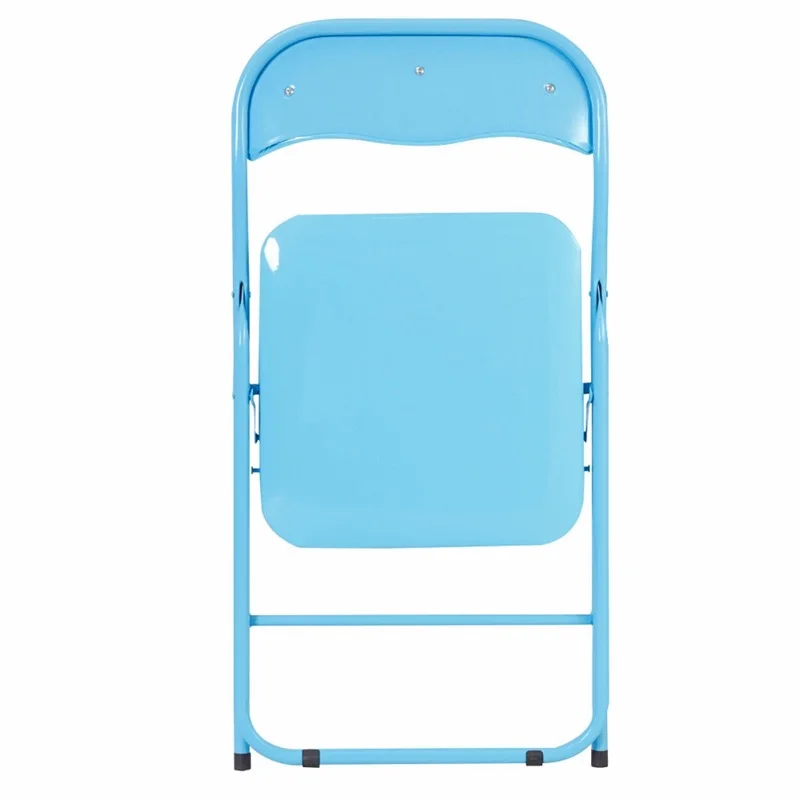 Home School Kids Study Writing Folding Table Chair Set Blue Painting Children Furniture Sets HW58953