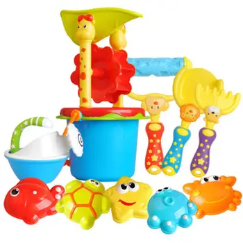 

Kids Sand Glass Bucket Kettle Animal Shape Grinding Apparatus Shovel Shape Beach Toy