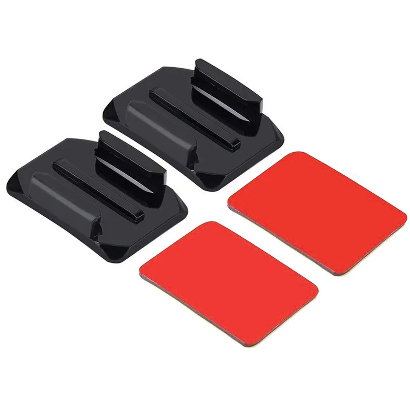 

Caved base Mount With Double Side Sticker for GoPro Hero 7 6 5 for Xiaomi Yi 4K Sjcam Sj4000 Sports Camera Accessory