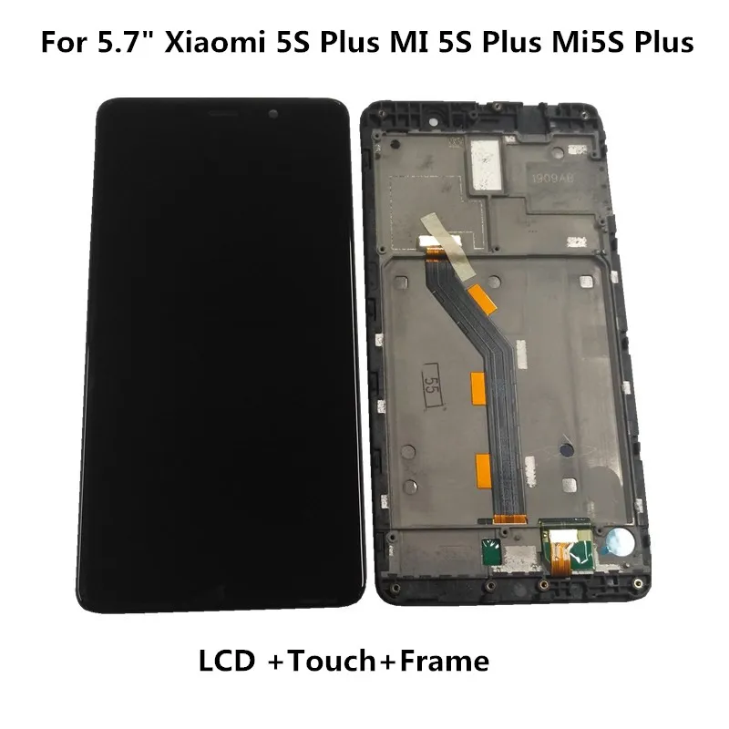 Оригинальный 5 7 &quotXiaomi 5S Plus MI Mi5S ЖК экран + сенсорная панель дигитайзер дисплей с