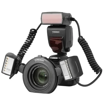 

Wholesale Camera Ring Macro Flash YN24EX Professional Photography TTL Speedlite Flash Light For Canon 5D III Hot Shoe Flash