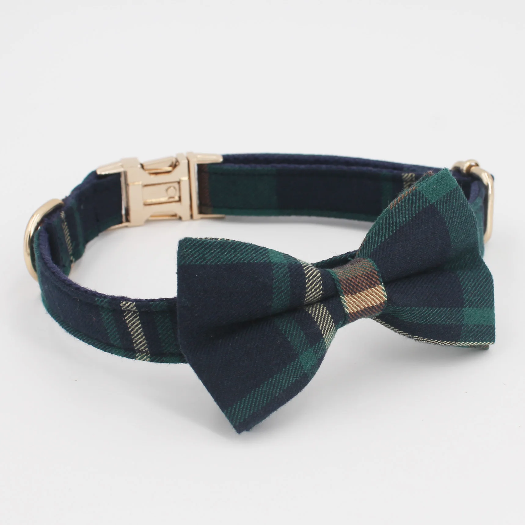 Skup Tweed Tartan obroża dla psa muszka akcesoria dla zwierząt