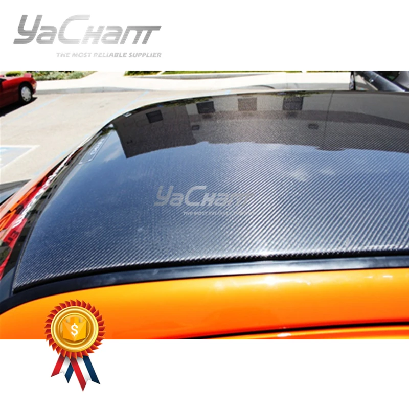 

Carbon Fiber Top Roof Skin Fin Fit For 2003-2007 Mitsubishi Evoulation 8-9 EVO 8 9 Top Roof Skin Cover without Sun Shark Fin