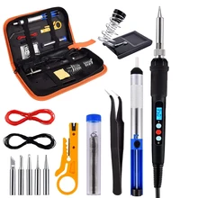 Kit de fer à souder, outils de soudage avec écran LCD à commande numérique, température réglable de soudage