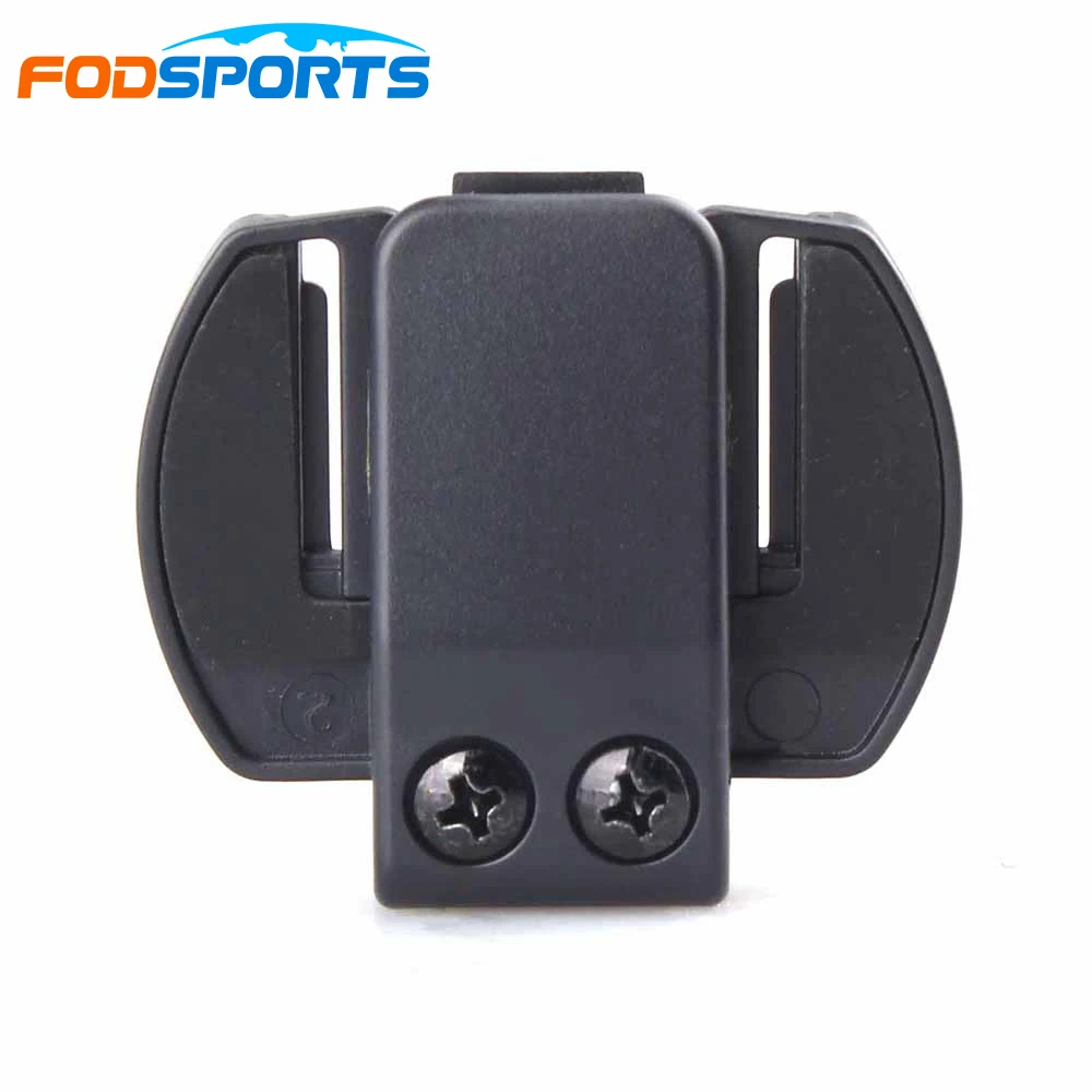 2 шт. зажим подходит для Fodsports V6 V4 мотоциклетный шлем Интерком Беспроводная bluetooth
